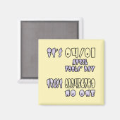 エイプリルフールの日だ マグネット (正面/裏面)