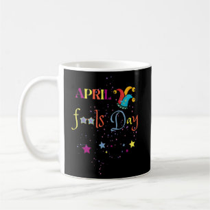エイプリルフールの日エイプリルフールの日4月1日Prankster愚か者M コーヒーマグカップ