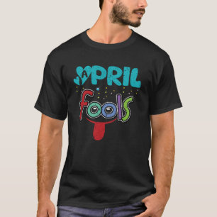 エイプリルフールの日4月1日いたずらヴィンテージ Tシャツ