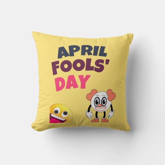 エイプリルフールの日 クッション (正面)