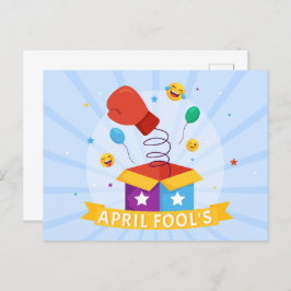 エイプリルフールの日 シーズンポストカード