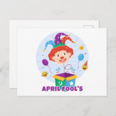 エイプリルフールの日 シーズンポストカード (正面/裏面)