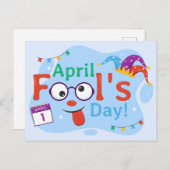 エイプリルフールの日 シーズンポストカード (正面/裏面)