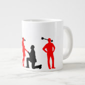 エイプリルフールの日 ジャンボコーヒーマグカップ (正面右)