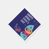 エイプリルフールの日 スタンダードカクテルナプキン (角)