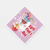 エイプリルフールの日 スタンダードランチョンナプキン (角)