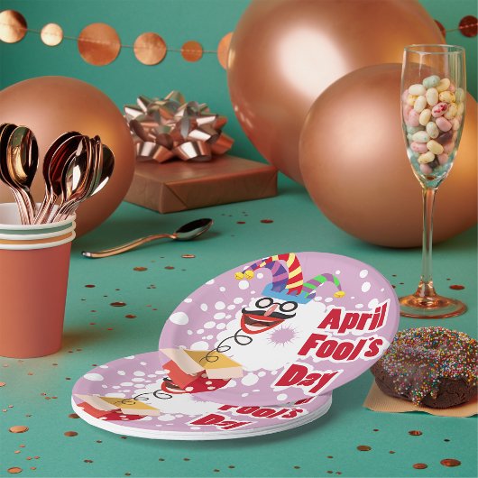 エイプリルフールの日 ペーパープレート