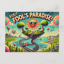エイプリルフールの日 ポストカード