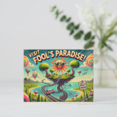 エイプリルフールの日 ポストカード (スタンド正面)