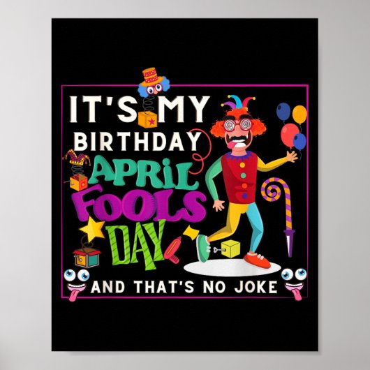 エイプリルフールの誕生日おめでとう ポスター (正面)