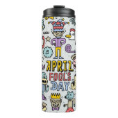 エイプリルフールカラフル:ドードルセット。 タンブラー (正面)