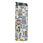 エイプリルフールカラフル:ドードルセット。 タンブラー (回転右)