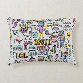 エイプリルフールズデおもしろいーカラフルセット1。ビンタ アクセントクッション
