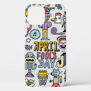 エイプリルフールズデおもしろいーカラフルセット1。ビンタ iPhone 12ケース