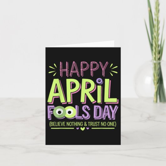 エイプリルフールズデイプランクスシャツキット1stエイプリルジョークK カード (正面)