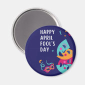 エイプリルフールズデイ紙プレート マグネット (正面/裏面)