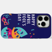 エイプリルフールズデイ紙プレート Case-Mate iPhoneケース (裏面 (横))