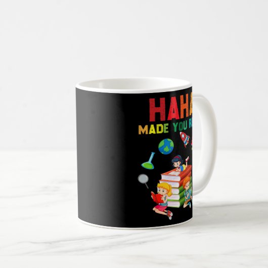 エイプリルフールズ先生の日エイプリルフールズの日 コーヒーマグカップ (正面右)