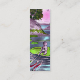 エイプリルフールヴィンテージフランスのはがきブックマーク スキニー名刺