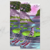 エイプリルフールヴィンテージフランスのはがきブックマーク メニュー (正面/裏面)