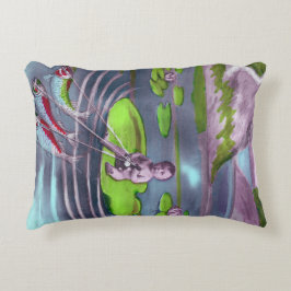 エイプリルフールヴィンテージフランスのはがき アクセントクッション