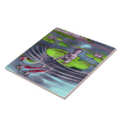 エイプリルフールヴィンテージフランスのはがき タイル (側面)