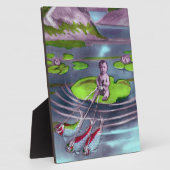 エイプリルフールヴィンテージフランスのはがき フォトプラーク (側面)