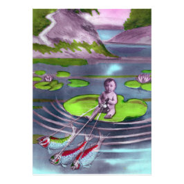 エイプリルフールヴィンテージフランスのはがき フォトプリント           