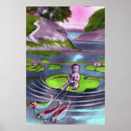 エイプリルフールヴィンテージフランスのはがき ポスター