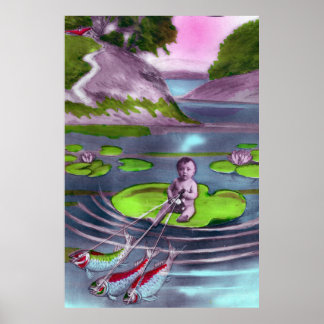 エイプリルフールヴィンテージフランスのはがき ポスター