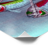 エイプリルフールヴィンテージフランスのはがき ポスター (コーナー)