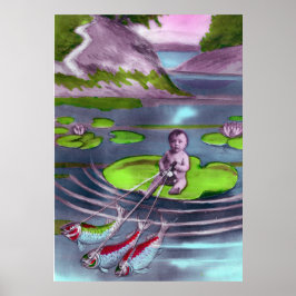 エイプリルフールヴィンテージフランスのはがき ポスター