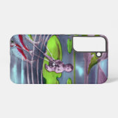 エイプリルフールヴィンテージフランスのはがき SAMSUNG GALAXYケース (裏面横)