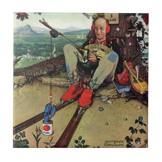 エイプリルフール1945年 タイル (正面)