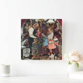 エイプリルフール1948年 スクエア壁時計 (ホーム)