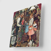 エイプリルフール1948年 スクエア壁時計 (傾斜)