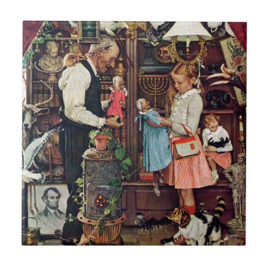 エイプリルフール1948年 タイル (正面)