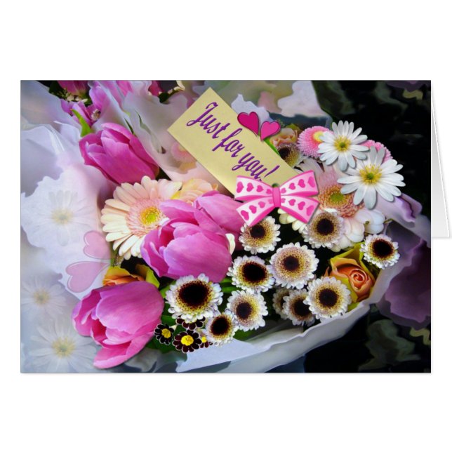 エイプリルブーケ～カード (正面横)