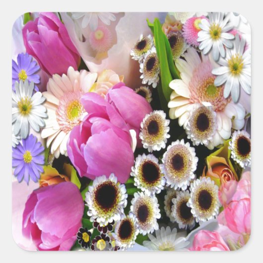 エイプリルブーケ スクエアシール (正面)