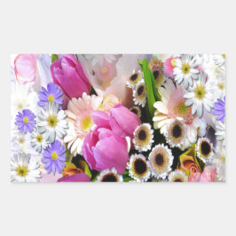 エイプリルブーケ 長方形シール