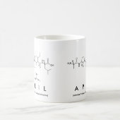 エイプリルペプチド名mug コーヒーマグカップ (中央)