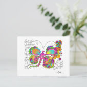 エイプリルマッカラムによるバタフライウィングス ポストカード (スタンド正面)