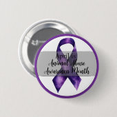 エイプリル動物虐待認識度月 缶バッジ (正面&裏面)