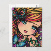 エイプリル妖精はがき ポストカード (正面/裏面)