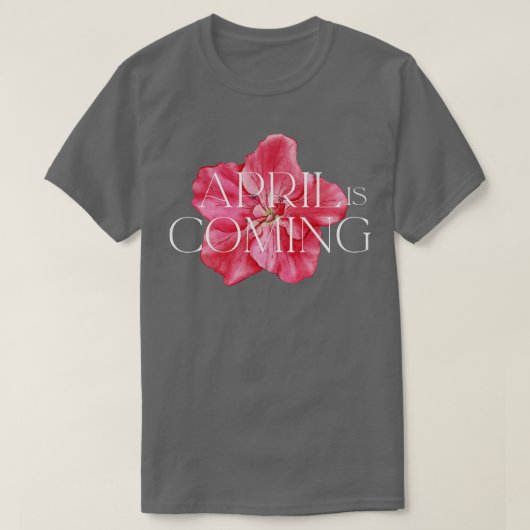 エイプリル来のTシャツ Tシャツ (デザイン正面)