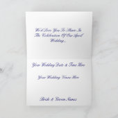 「エイプリル結婚ズ」カード – カスタマイズ可能 招待状 (内部)