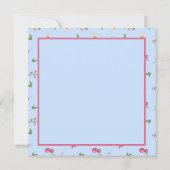 エイプリル誕生フラワーズデイジースウィートピードログラント サンキューカード (裏面)