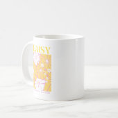 エイプリル誕生フラワーデイジー コーヒーマグカップ (正面左)