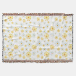 エイプリル誕生フラワー – クリエイティブデイジーパターン スローブランケット