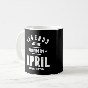 エイプリル誕生日ギフト生まれレジェンドは4月 コーヒーマグカップ